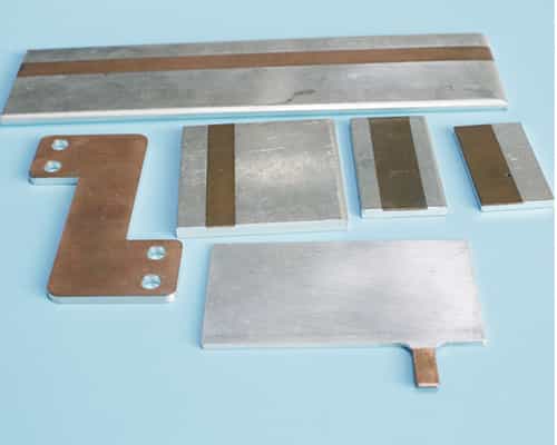 汽車動力電池銅鋁復(fù)合導(dǎo)電片圖片