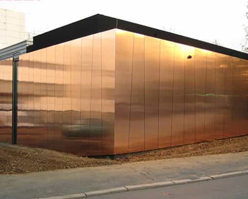 銅鋁復合雕刻裝飾鋁單板材料圖片